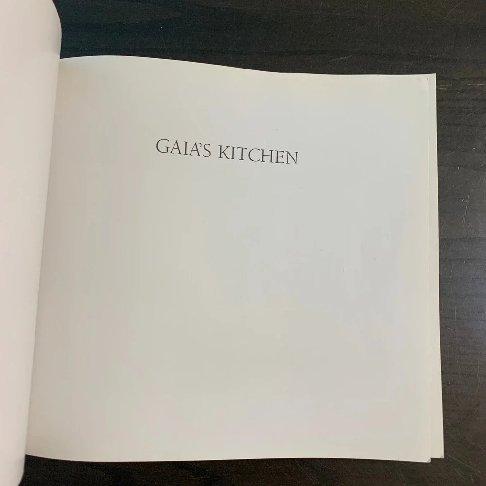 Gaia's Kitchen Julia Ponsonby‎ Vegetarian Recipes Natural Foods Cookbook